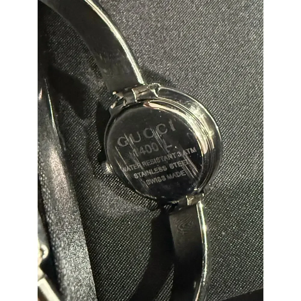 THIS ITEM HAS SOLD ELSEWHERE!!!! 🚨 Gucci 1400L Silver Quartz Watch - Picture 6 of 13